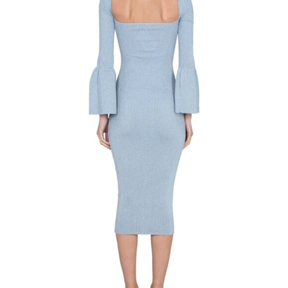 SELF-PORTRAIT LUREX DRESS Small - Picture 2 of 3